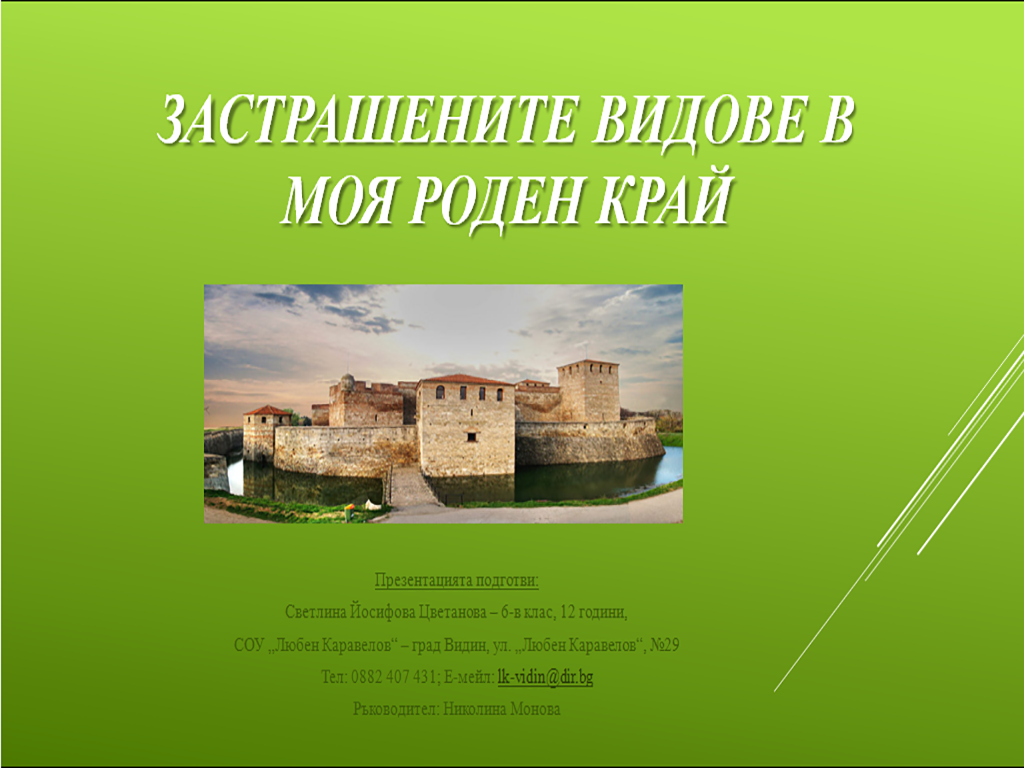 Заглавна страница